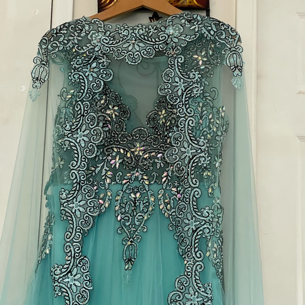 Princess Arabic maxi prom dress - Picture 9 of 16